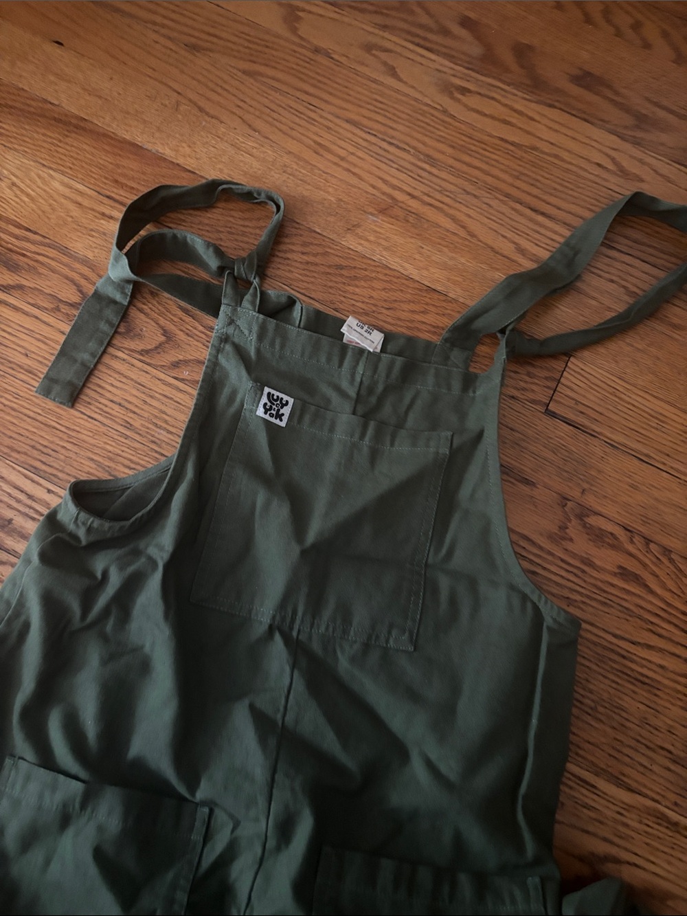 Lucy & Yak Olive Green 100% Organic Cotton Cotton Overalls